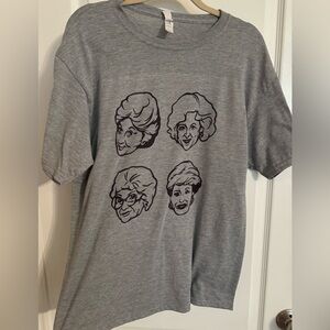 Grey Golden Girls T-Shirt Unisex Size Large